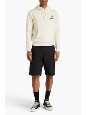 Maison Kitsuné X Café Kitsuné Size 38 Cotton Gabardine Cargo Bermuda Shorts